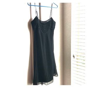 Black formal(ish) spaghetti strap dress